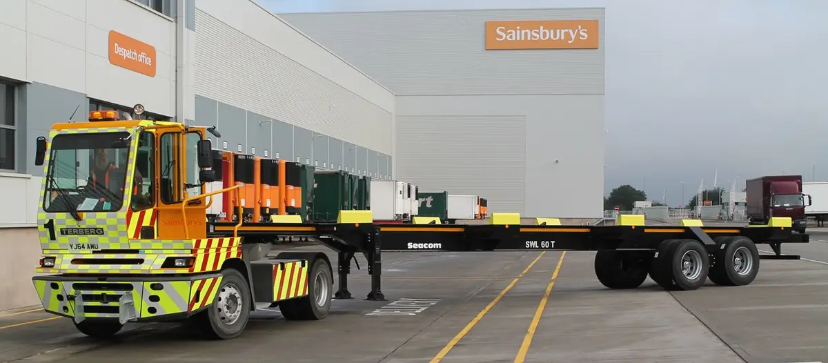 Seacom chassis with Terberg terminal tractor