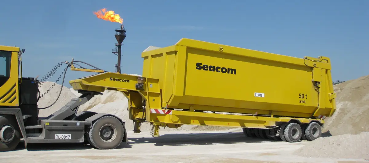 Seacom RoRo roll trailer